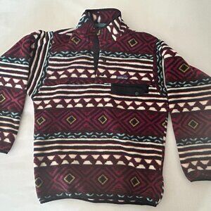 Men's Patagonia Synchilla Snap-T Fleece Pullover, multicolor, size XS